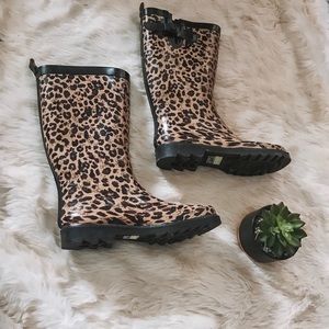 LEOPARD PRINT RAIN BOOTS🖤